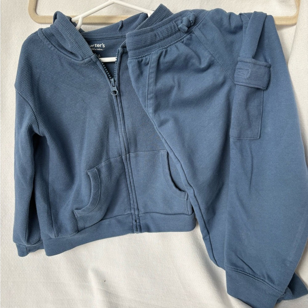 Carter's Gray Zip-Up Hoodie